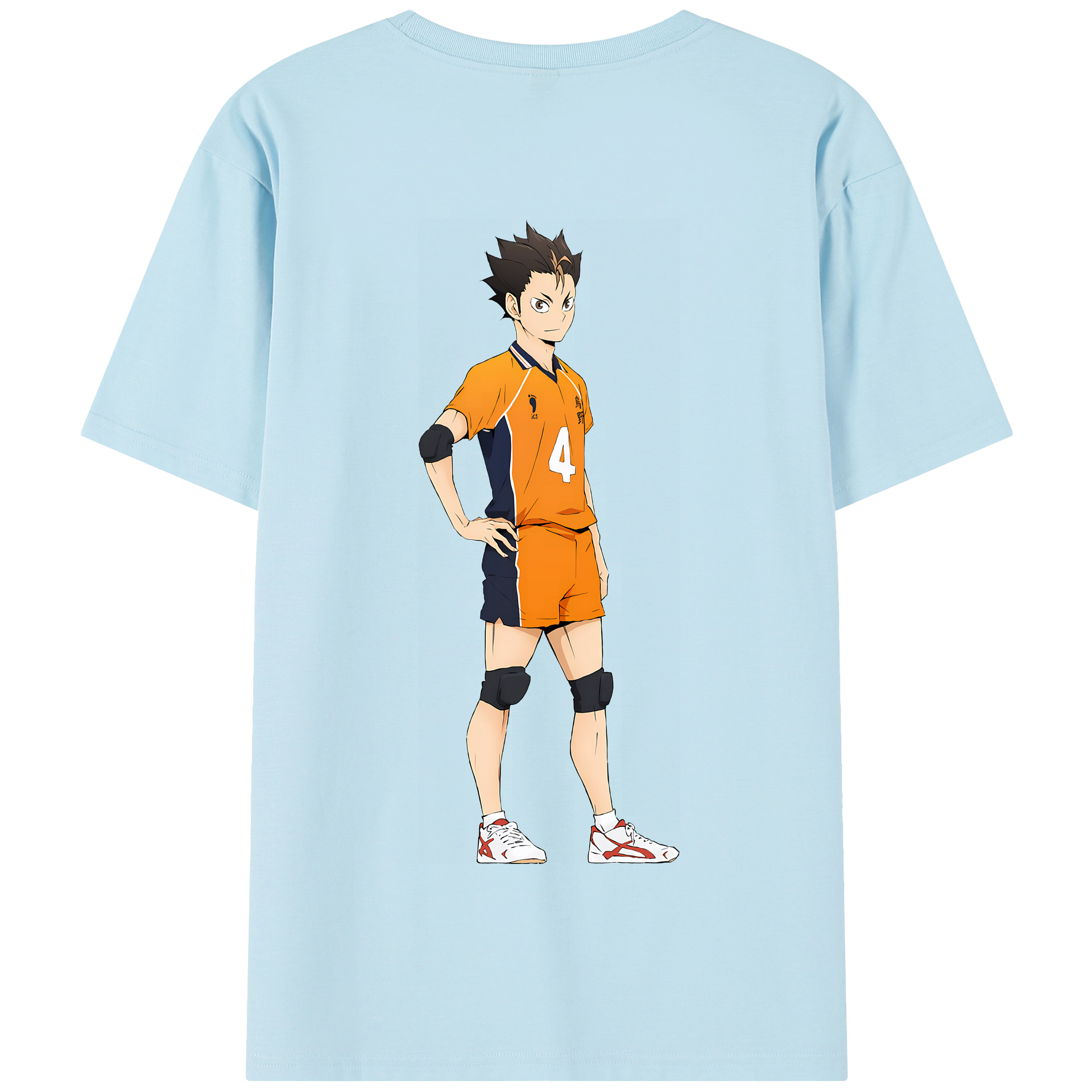 （画像用） ハイキュー!! Haikyu!! 綿100％半袖Tシャツ（背面プリント）
